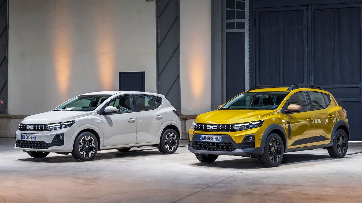 Bestsellery Dacia v novém: Sandero a Jogger dostávají nový vzhled, lepší výbavu a výkonnější motory